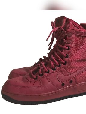 Nike SF Air Force 1 High Cedar Burgundy Sneakerboot Women's 6.5